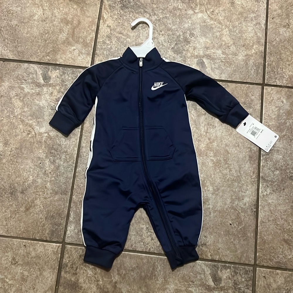 Nike one piece blue and white never worn